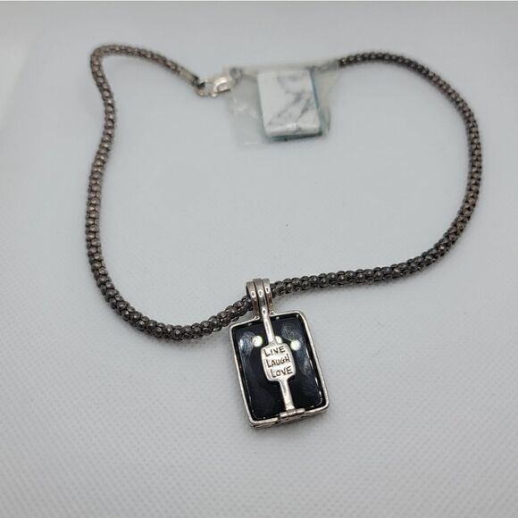 Silpada Sterling Necklace With Interchangeable Pendant - Picture 2 of 7
